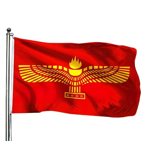 Arameisk-Syrianska Flag - 150 x 90 cm
