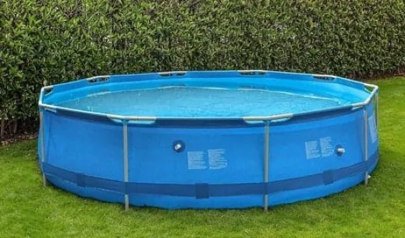 Avenli 305 cm Rund Overjordisk Pool Sæt med Pumpe til Haveentusiaster