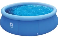 Avenli 244cm Familie Oppustelig Pool med Pumpe, Grunddække & Tilbehør