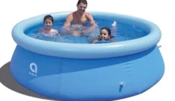 Avenli 244cm Familie Oppustelig Pool med Pumpe, Grunddække & Tilbehør