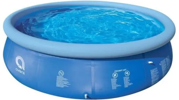 Avenli 244cm Rund Oppustelig Pool Sæt med Pumpe & Filtersystem - Perfekt til Haveentusiaster