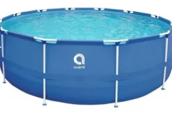 Avenli 305cm Rund Overjordisk Pool Sæt med Pumpe - Budgetvenlig Sommerunderholdning