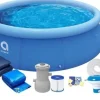 Avenli Fast Set oppustelig pool 305 x 76 cm med pumpe og cover