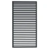 AXI Raya Pergola Lamelvæg i aluminium 93 x 235 cm | Optimal beskyttelse mod sol og nysgerrige blikke - Aluminiumsramme, holdbar og rustfri | Robust