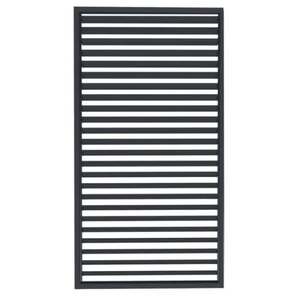 AXI Raya Pergola Lamelvæg i aluminium 93 x 235 cm | Optimal beskyttelse mod sol og nysgerrige blikke - Aluminiumsramme, holdbar og rustfri | Robust