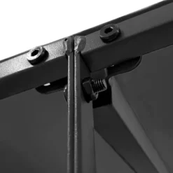 Baldakin 2x2,3 m - Vandafvisende polyester og stål | Farve: Antracitgrå | 180 g/m²