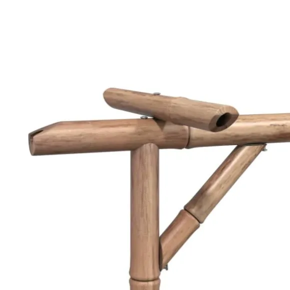 Bambus pergola - Stabil havebue | Størrelse: 385x40x205 cm