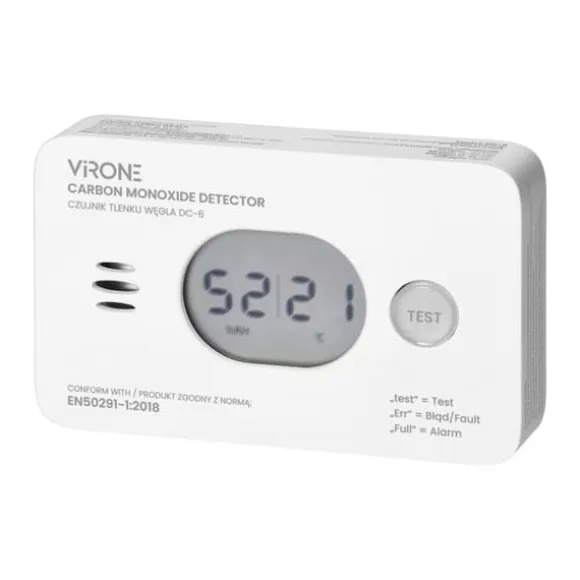 BATTERI KULMONOXIDDETEKTOR 10 ÅR 2XAA - ON-DC-6