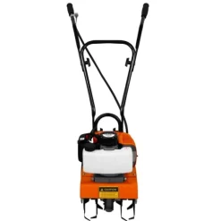 Benzindrevet Rotavator Rorpind Trådløs Have 52CC 4 stålblade 30 cm Arbejdsbredde 20 cm Dybde Bærbar gravemaskine Ukrudtsfjernelse PPE og værktøjssæt | CDON