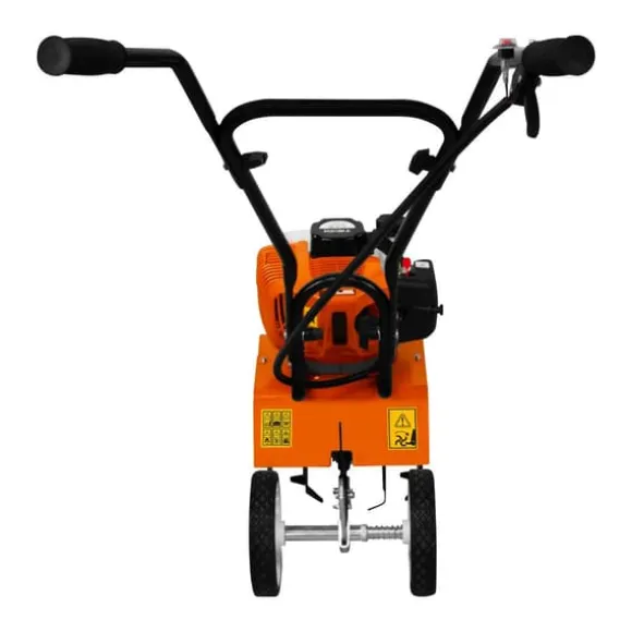 Benzindrevet Rotavator Rorpind Trådløs Have 52CC 4 stålblade 30 cm Arbejdsbredde 20 cm Dybde Bærbar gravemaskine Ukrudtsfjernelse PPE og værktøjssæt | CDON