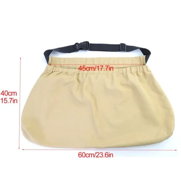 Berry Foderpåse Multipurpose Slitstark Nylon Frukt Foraging förvaringsväska med spänne