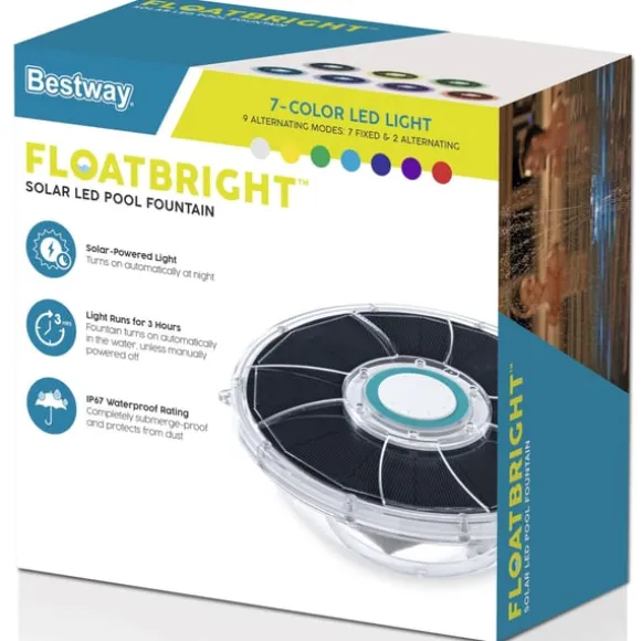 Bestway FloatBright Solcell LED Poolfontän