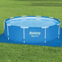 Bestway Flowclear poolunderlag 335 x 335 cm | Beskyttelse mod slid | Størrelse: 335 x 335 cm