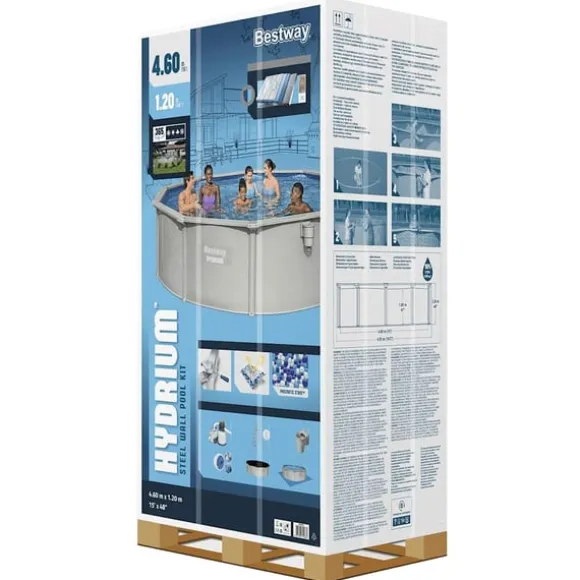 Bestway Hydrium swimmingpoolsæt 460x120 cm