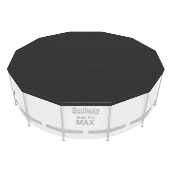 Bestway Round Oppustelig Fast Set Swimming Pool - 366 x 76 cm - Blå - Inklusive Tilbehør CB52