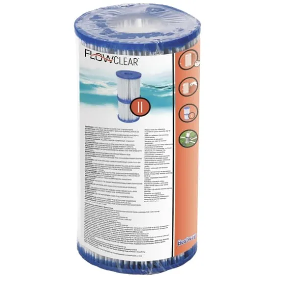 Bestway Round Steel Pro Swimming Pool - 396 x 84 cm - Blå - Inklusive Tilbehør CB51