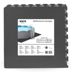 Bestway Round Steel Pro Swimming Pool - 366 x 76 cm - Blå - Inklusive Tilbehør CB13