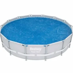 Bestway solopvarmet poolovertræk 427 cm - Hold vand og varme inde | Størrelse: 427 cm