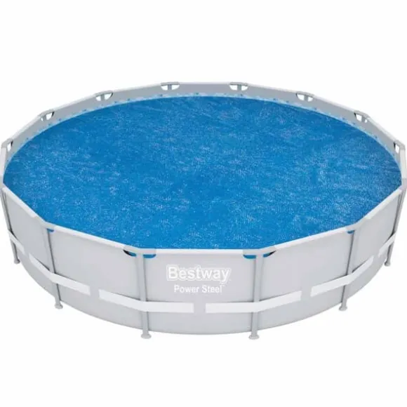 Bestway solopvarmet poolovertræk 427 cm - Hold vand og varme inde | Størrelse: 427 cm
