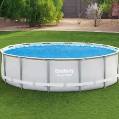 Bestway solopvarmet poolovertræk 427 cm - Hold vand og varme inde | Størrelse: 427 cm