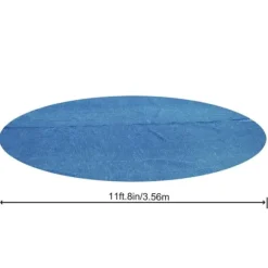 Bestway solopvarmet poolovertræk Flowclear 356 cm | Farve: Blå | Størrelse: 356 cm