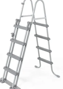Bestway Steel Pro Max 549x122 cm Rund Overjordisk Pool Sæt med Pumpe, Stige og Dække - Arktisk Grå