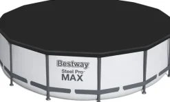 Bestway Steel Pro Max 549x122 cm Rundt Ramme Pool Sæt med Pumpe, Stige & Tilbehør