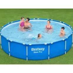 Bestway Steel Pro swimmingpool - 396x84 cm | Farve: Blå