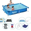 Bestway Steel Pro 221x150x43 cm - Pool med tilbehør