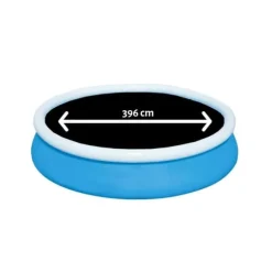 Bestway swimmingpool - Steel Pro - 396 x 84 cm - Inklusiv solsejls- og filterpumpe