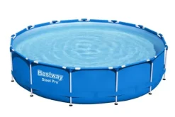 Bestway swimmingpool - Steel Pro - 396 x 84 cm - Inklusiv WAYS vedligeholdelsespakke, filterpumpe og filter