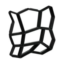 Betonform Sæt, 4x32x32 cm, Sort