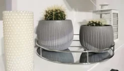 Betonskål DKB240 kugleformet urtepotte med indsats | Beton