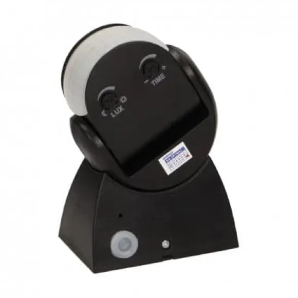 BEVÆGELSESSENSOR 180 GRADER IP65 1200W SORT - ON-CR-236/B