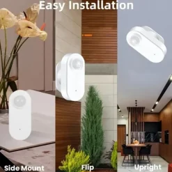 Bevægelsessensor, Zigbee 3.0, Trådløs rækkevidde 45m, Dimensioner 42mm x 31mm x 70mm, Driftstemperatur -10°C til 45°C, Følsomhedsafstand 5m