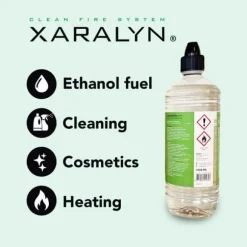 Bioethanol CL100 (24X 1 liter) - 100 % ren bioethanol - Lugtfri - Hollandsk oprindelse - Miljøvenligt brændstof