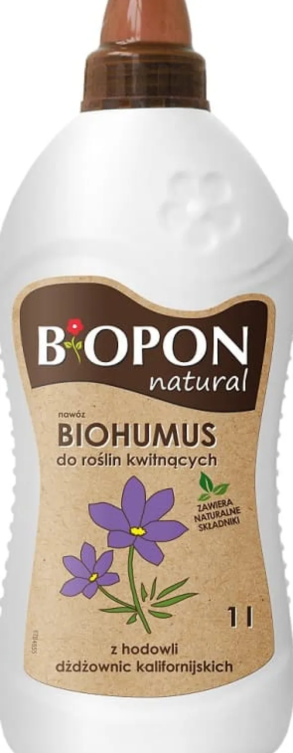 BIOHUMUS. -- TIL BLOMSTRENDE PLANTER VÆSKE 1L - BR BIO-1903