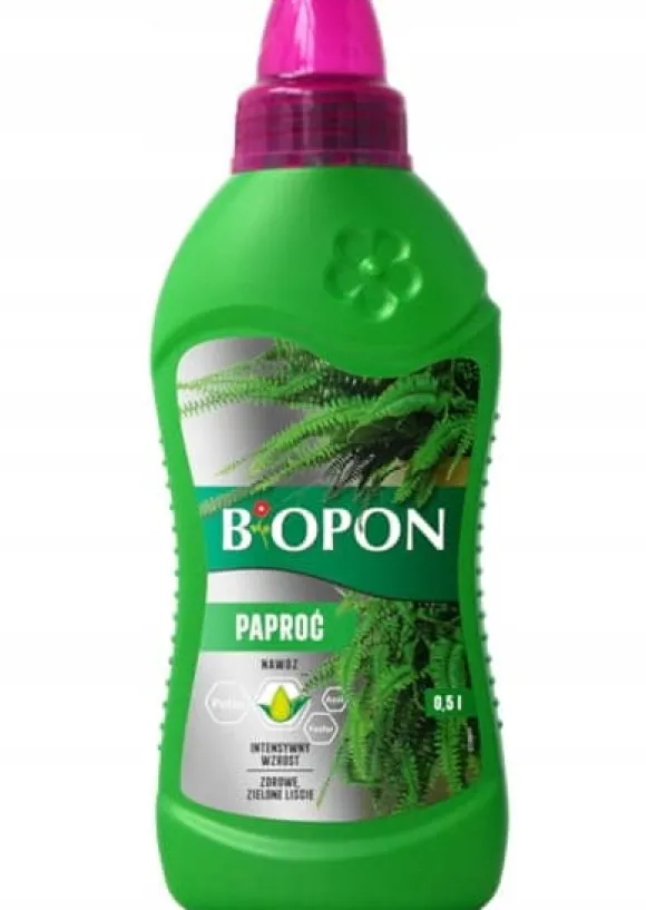 Biopon Gødning til Bregner 0,5L Specialiseret præparat til pleje af bregner
