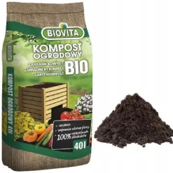 BIOVITA HAVEKOMPOST 40L ØKOLOGISK NATURLIG ORGANISK GØDNING