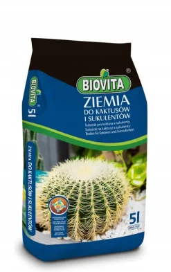 BIOVITA JORD TIL KAKTUS OG SUKKULENER 5L