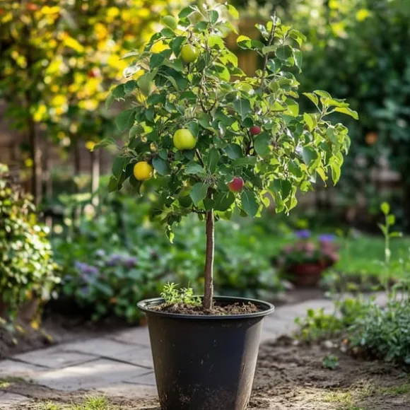 Æbletræ - Sæt med 1 - Malus - Højde 60-70cm - ⌀17cm