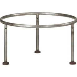 Bålfad i jern 55x55x38 cm - Stabilt og transportabelt | Farve: Sort