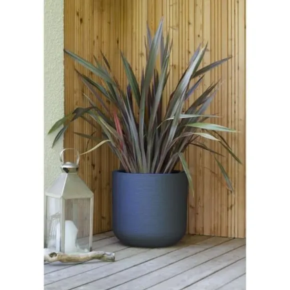 Blomkruka - EDA PLASTIQUE - GraphitUp - 50 cm - 67 L - Antracitgrå