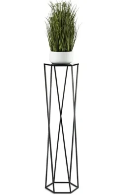 Blomsterstander til planter sort 100 cm