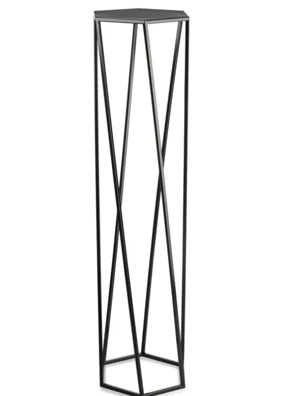 Blomsterstander til planter sort 100 cm