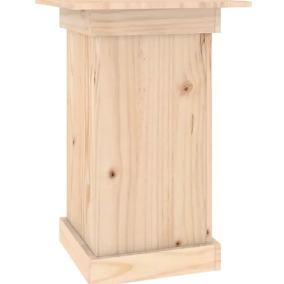 Blomsterstander 40x40x60 cm massivt fyrretræ - Blomsterstativ - Blomsterstativer - Home & Living