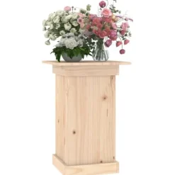 Blomsterstander 40x40x60 cm massivt fyrretræ - Blomsterstativ - Blomsterstativer - Home & Living