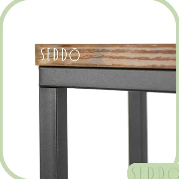 Blomsterstativ, hylde til blomster, planter, potter, fritstående, 4 hylder, loft