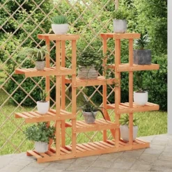Blomsterstativ i massivt fyrretræ - Plantereol | Størrelse: 110x25x110,5 cm