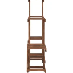 Blomsterstativ i massivt fyrretræ - Planterol | Størrelse: 95x25x96 cm